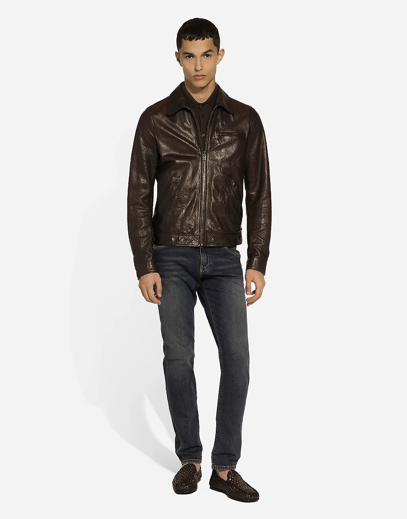 Leather jacket