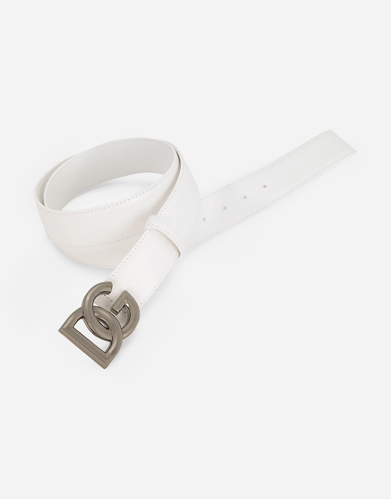 Belt with DG logo buckle