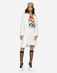 Brocade coat with DG buttons