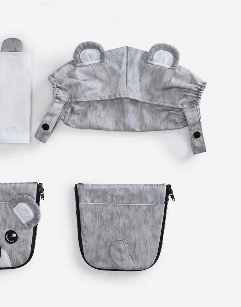 Koala cover for baby carrier