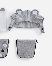 Koala cover for baby carrier