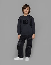 5-pocket jeans with silk twill interior