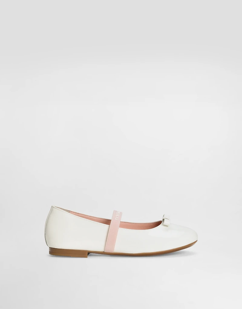 Patent leather ballet flats