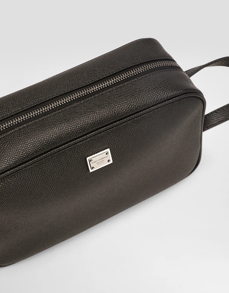 Sicily calfskin necessaire