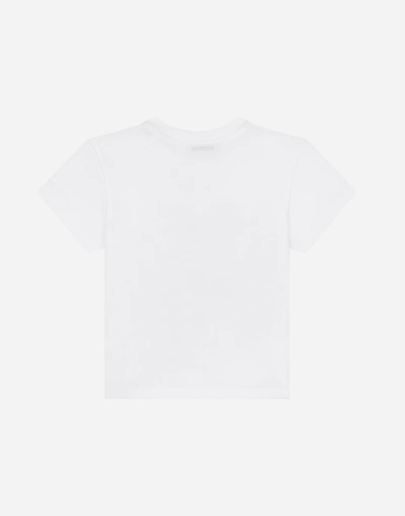 Jersey T-shirt with mixed floral print