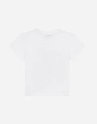 Jersey T-shirt with mixed floral print