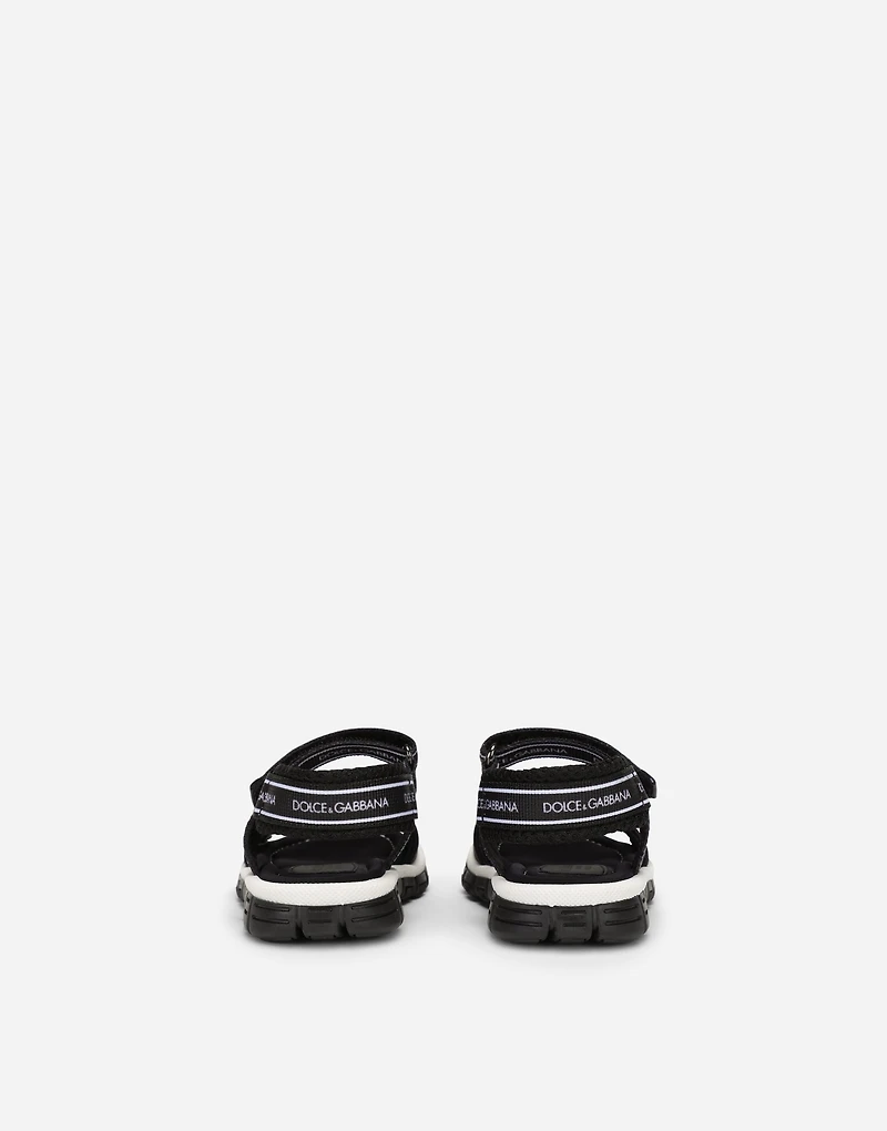 Technical fabric sandals with DG logo