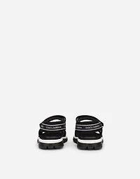 Technical fabric sandals with DG logo