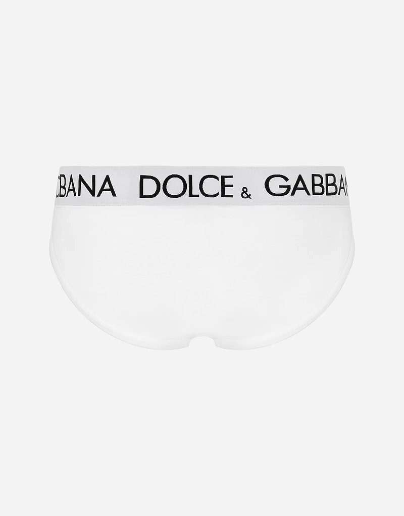 Mid-rise briefs two-way stretch cotton