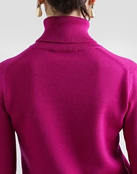 Wool turtle-neck sweater