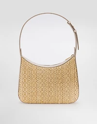Rafia crochet shoulder bag