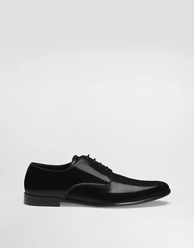 Brushed calfskin Derby shoes