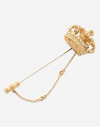 Royal Brooch 18-carat yellow and white gold with filigree and diamonds