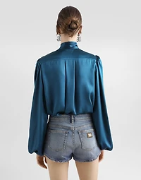 Denim shorts