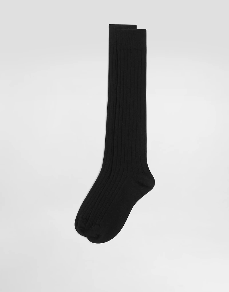 Ribbed socks
