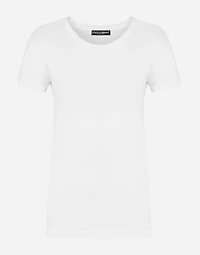 Short-sleeved jersey t-shirt