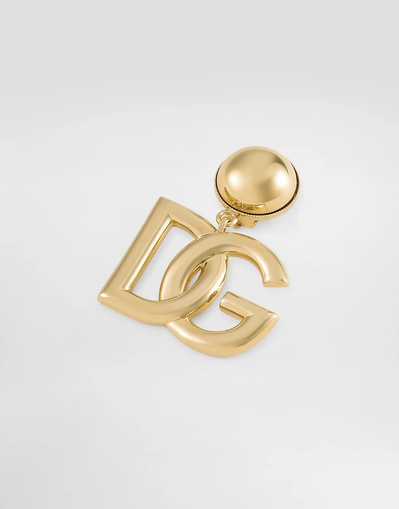 Clip-on earrings with DG logo