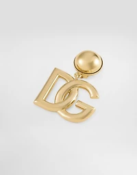 Clip-on earrings with DG logo