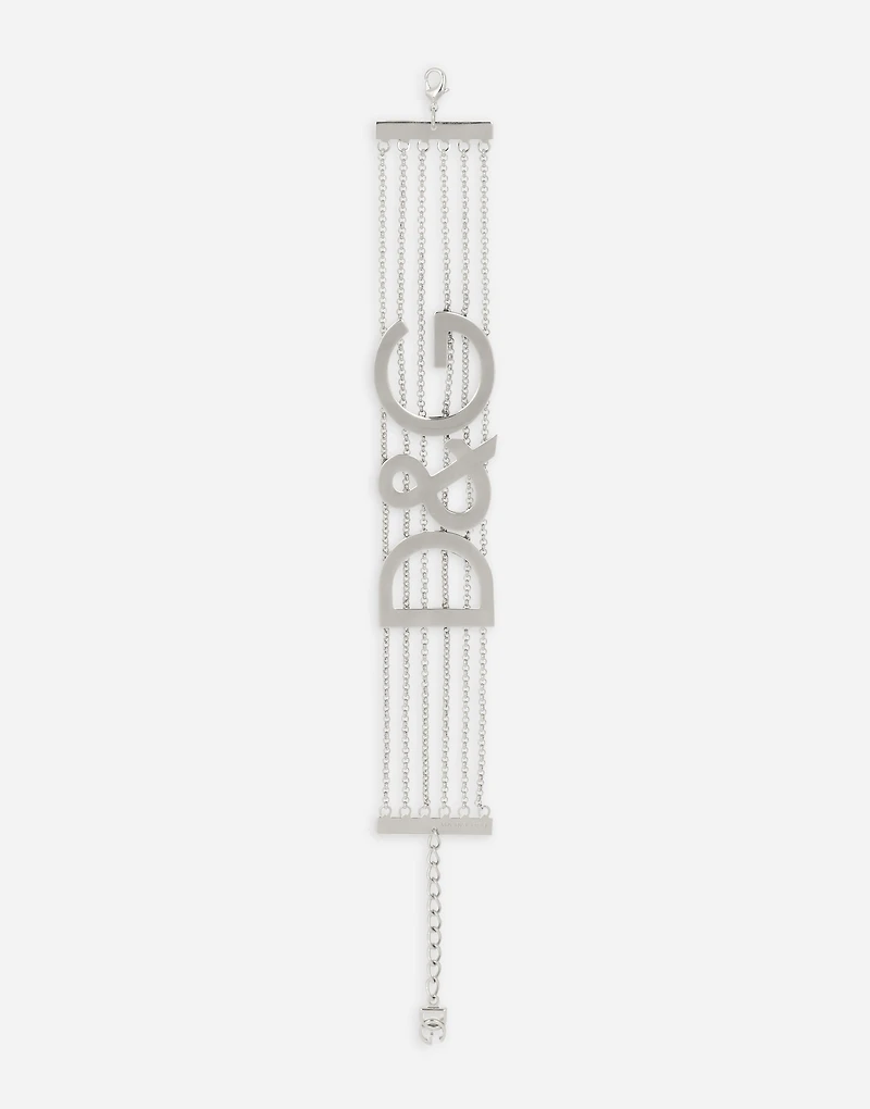 KIM DOLCE&GABBANA Semi-rigid “D&G” multi-chain choker