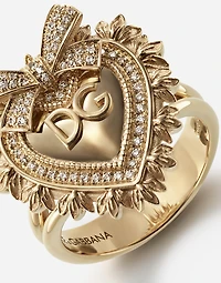 Devotion Ring
 18 carat yellow gold and diamonds