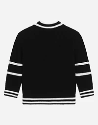 Knit cardigan with Dolce&Gabbana logo