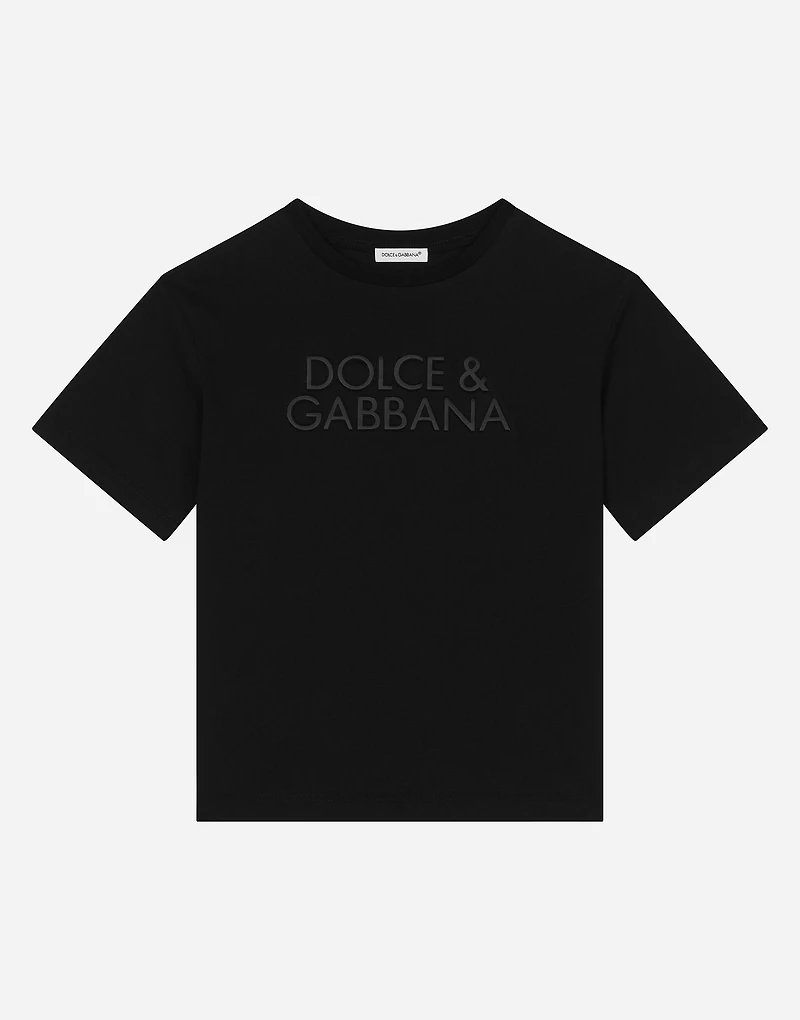 Jersey T-shirt with Dolce&Gabbana logo