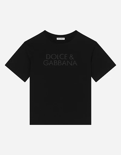 Jersey T-shirt with Dolce&Gabbana logo