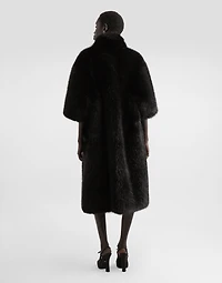 Faux fur coat