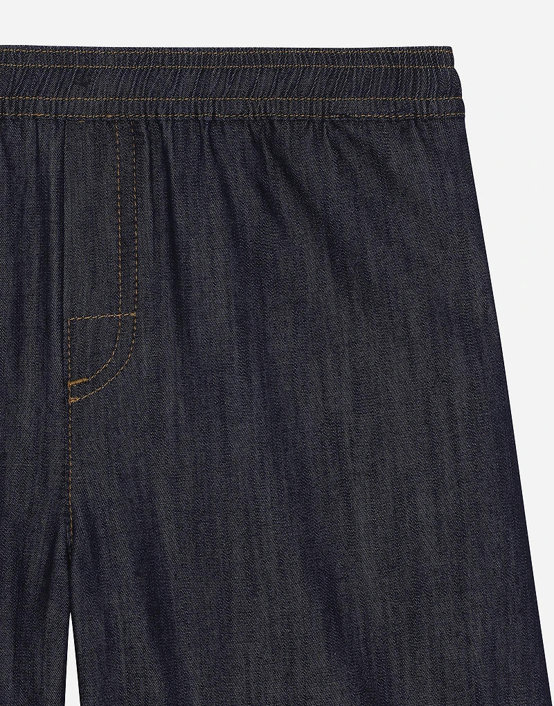 Denim shorts with DG logo