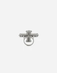 KIM DOLCE&GABBANA Cross ring with rhinestones