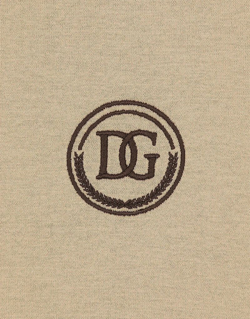Short-sleeved T-shirt with DG embroidery