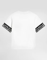 Majolica-print jersey t-shirt