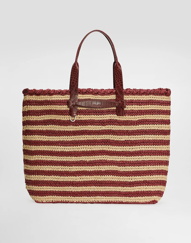 Raffia shopper