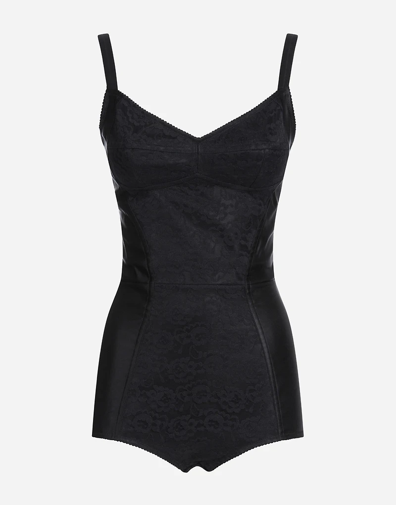 Elasticated corset-style bodysuit