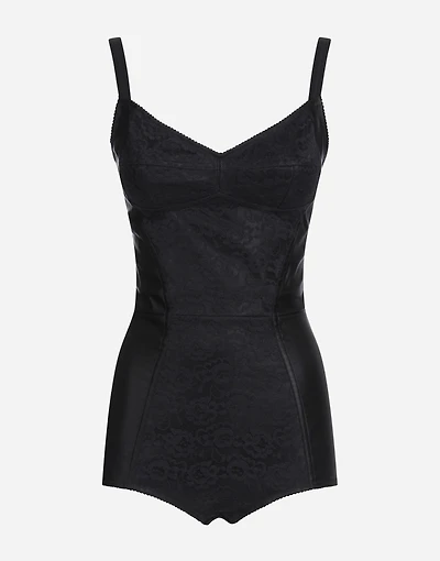 Elasticated corset-style bodysuit