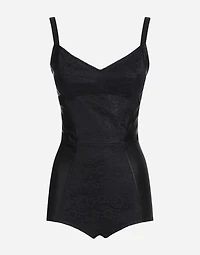 Elasticated corset-style bodysuit