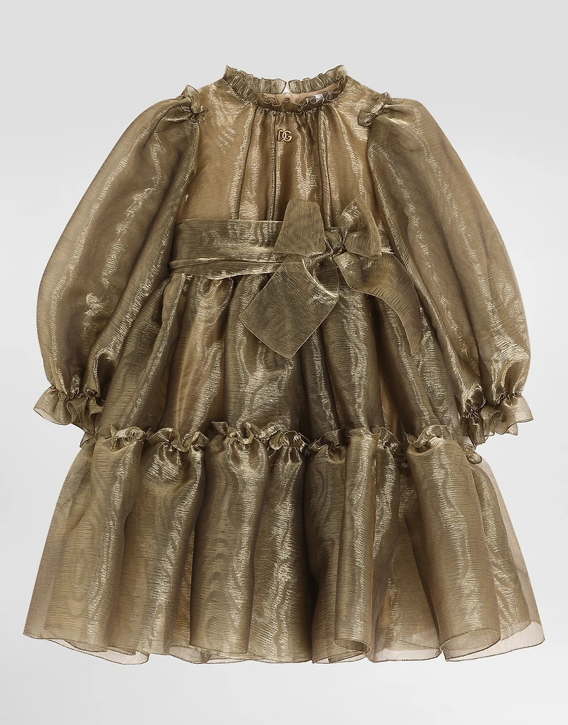 Moiré jacquard dress