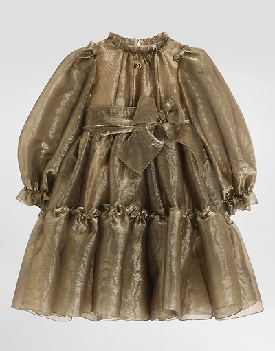 Moiré jacquard dress