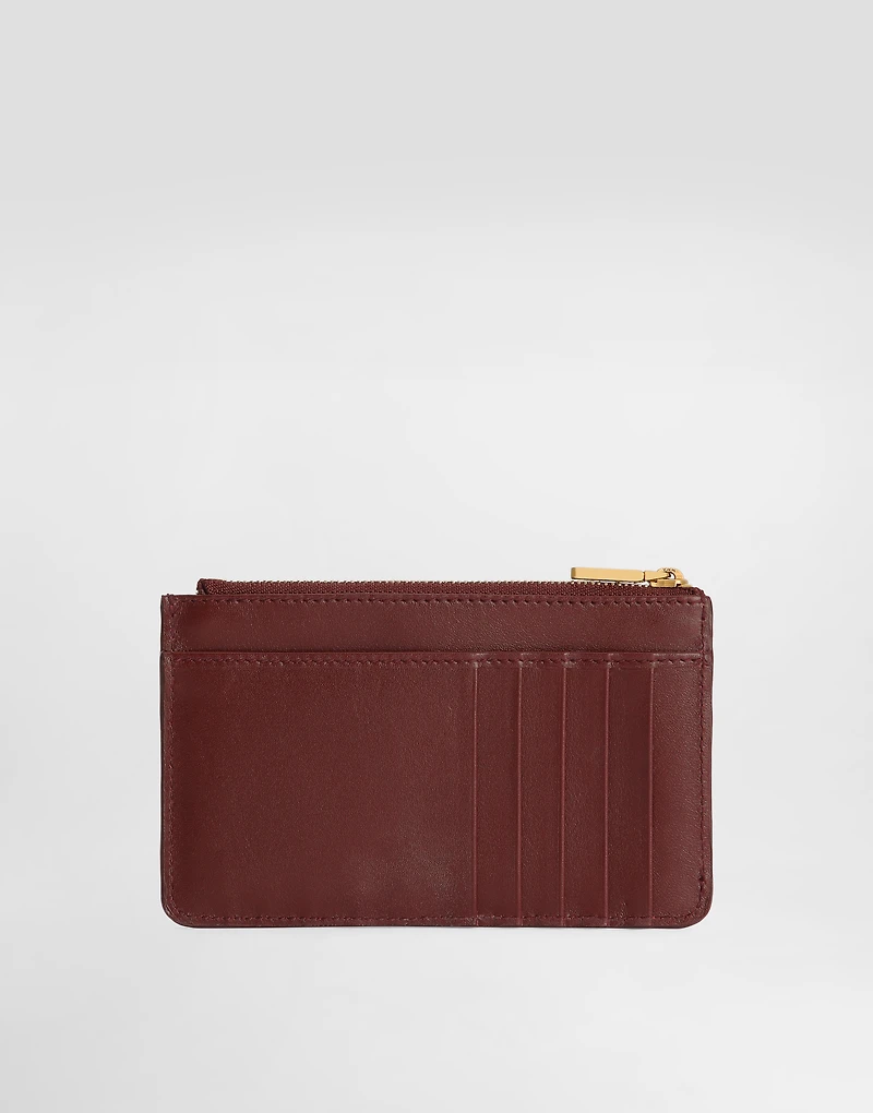 Plongé calfskin card holder