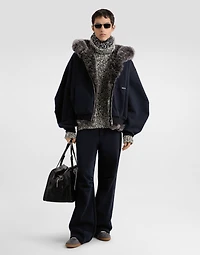 Wool blend turtleneck