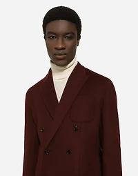 Double-breasted wool Portofino-fit jacket