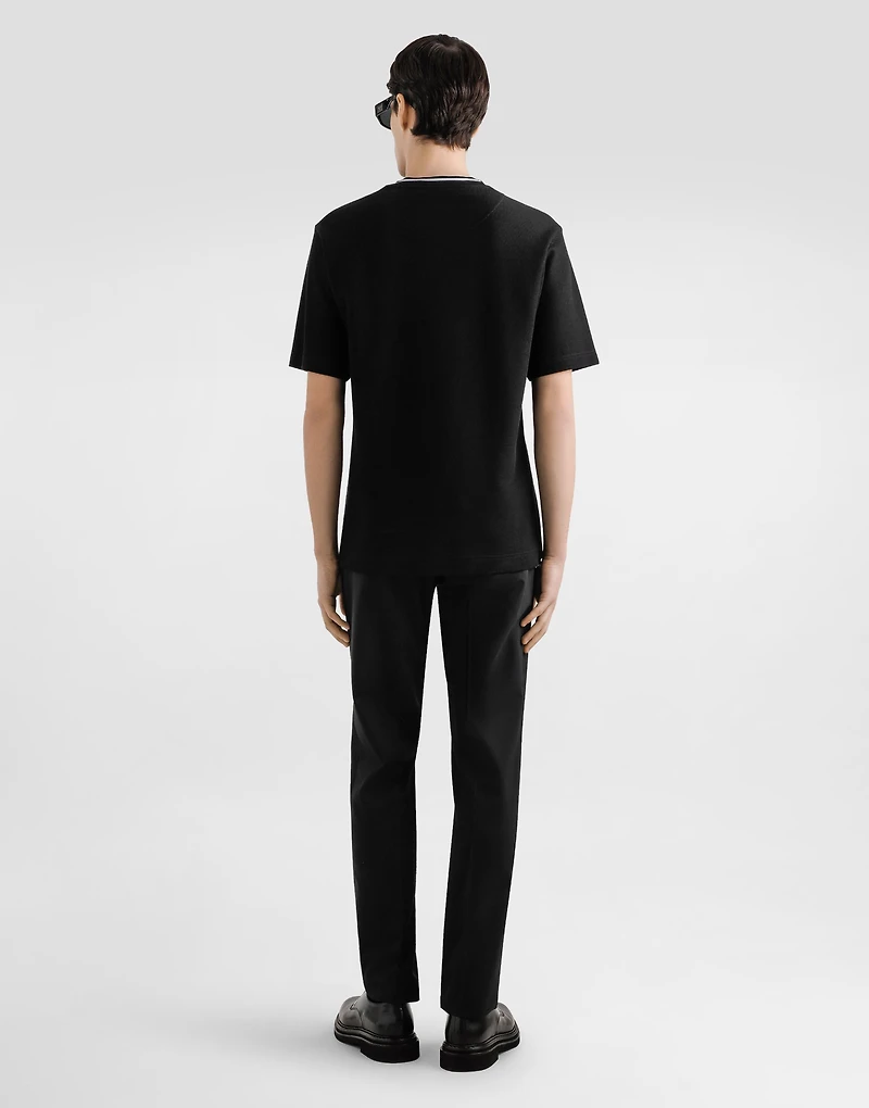 Cotton piqué t-shirt