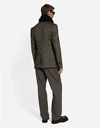 Single-breasted wool Portofino-fit jacket