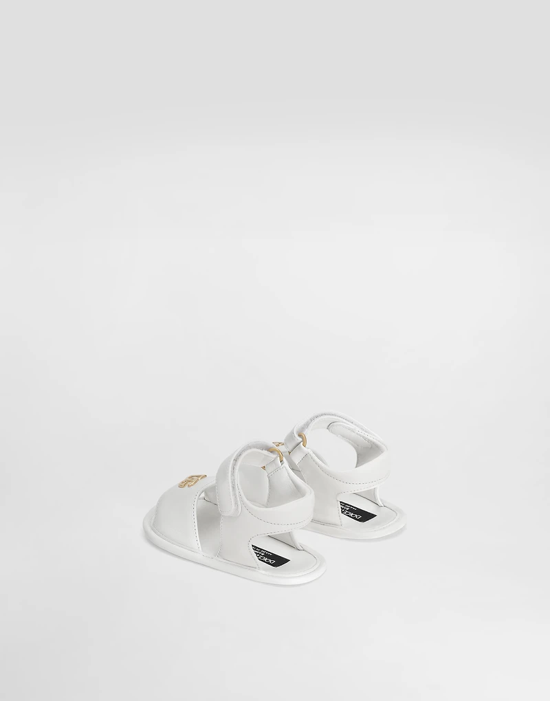 Lambskin nappa sandals with DG logo