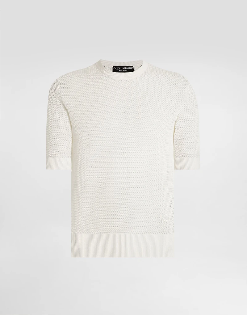 Cotton crewneck pullover