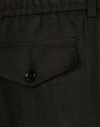 Linen cargo shorts
