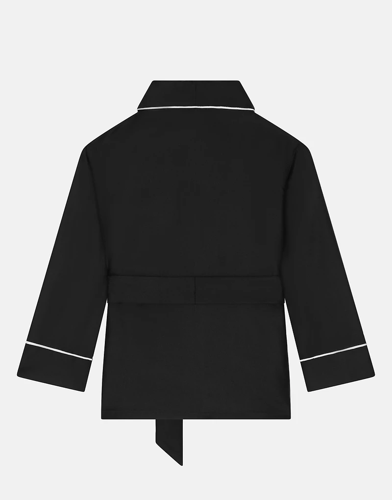 Silk twill vanity shirt