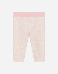 Interlock leggings with all-over logo print