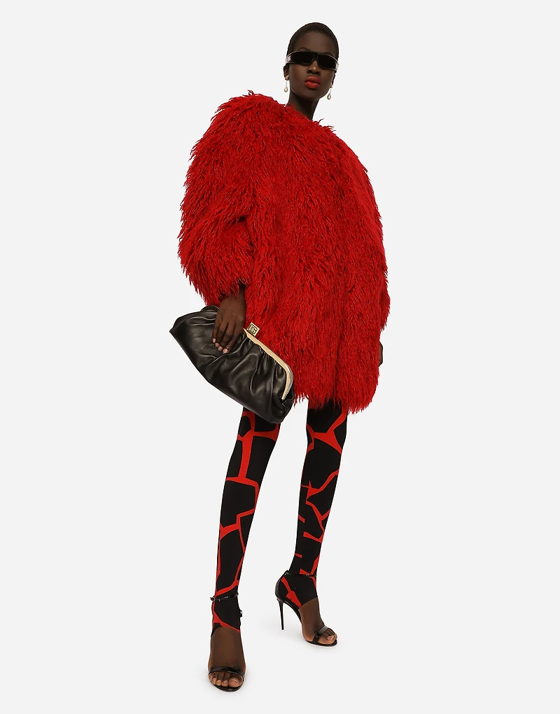 Faux fur coat
