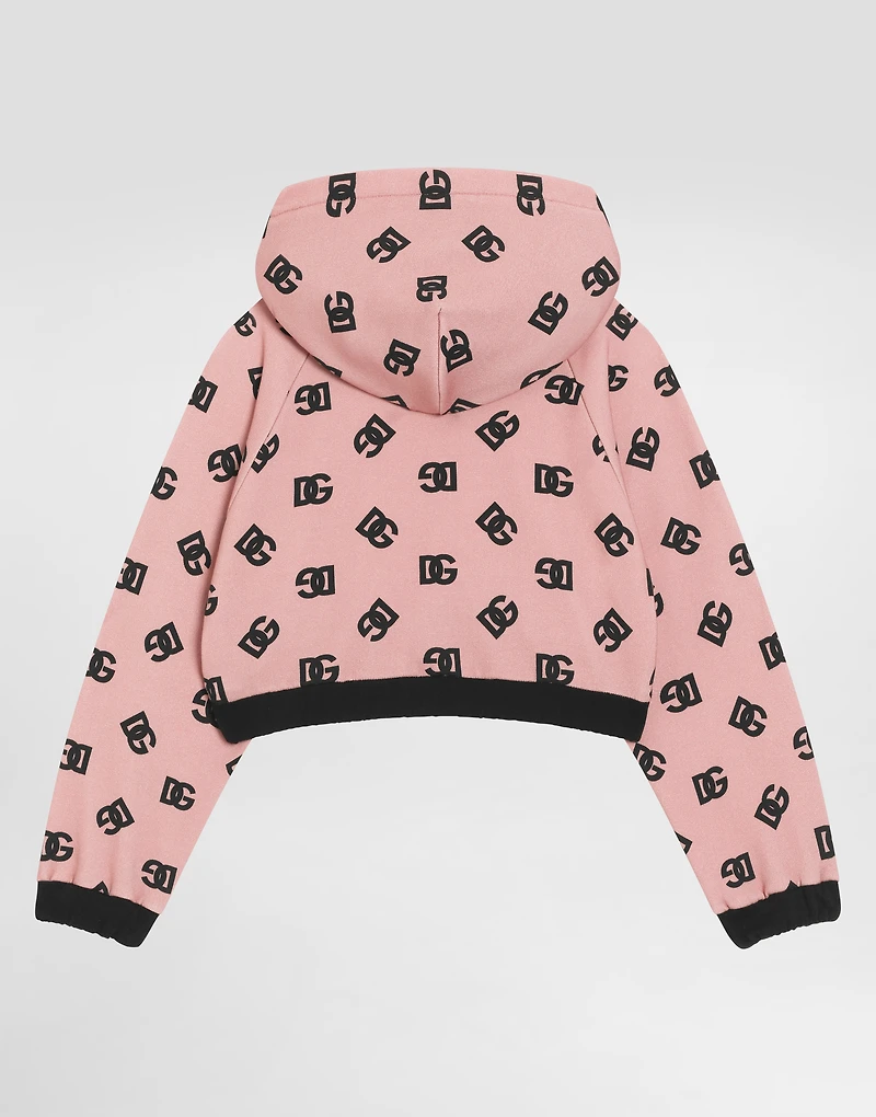 Hoodie with DG logo print